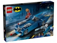 Batman med Batmobile mot Harley Quinn och Mr. Freeze
